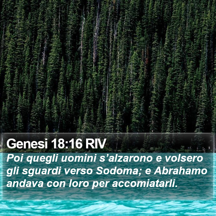 Genesi 18:16 RIV Bible Study