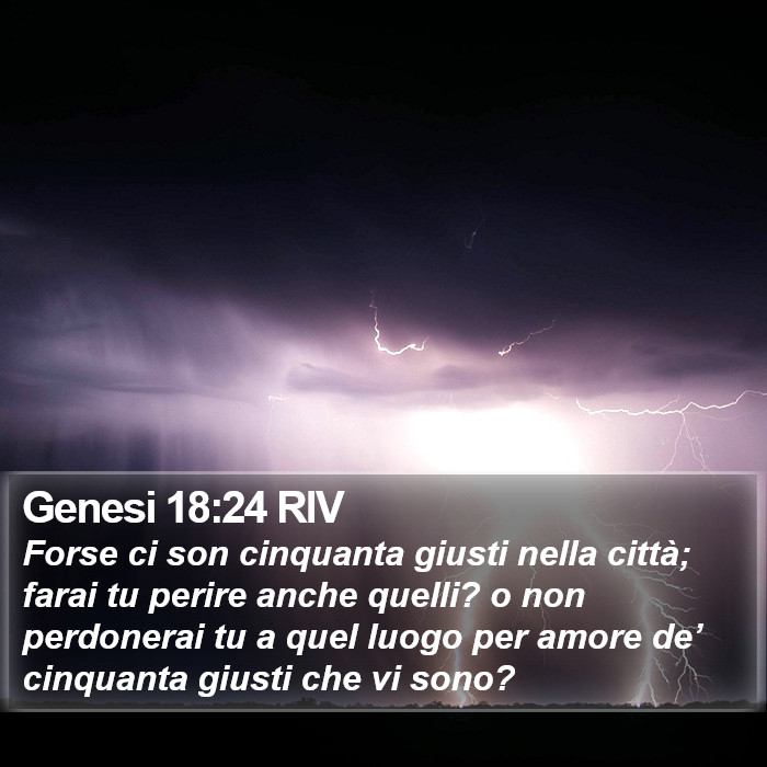 Genesi 18:24 RIV Bible Study