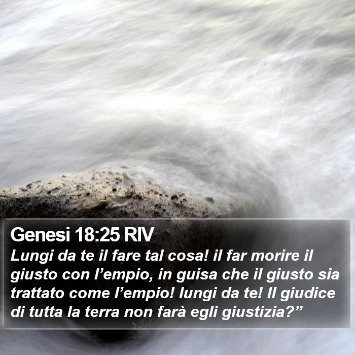 Genesi 18:25 RIV Bible Study
