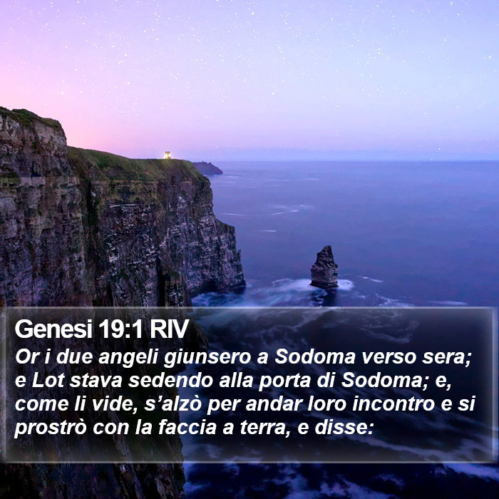 Genesi 19:1 RIV Bible Study