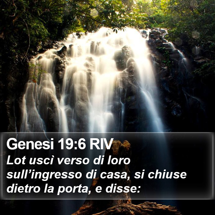 Genesi 19:6 RIV Bible Study