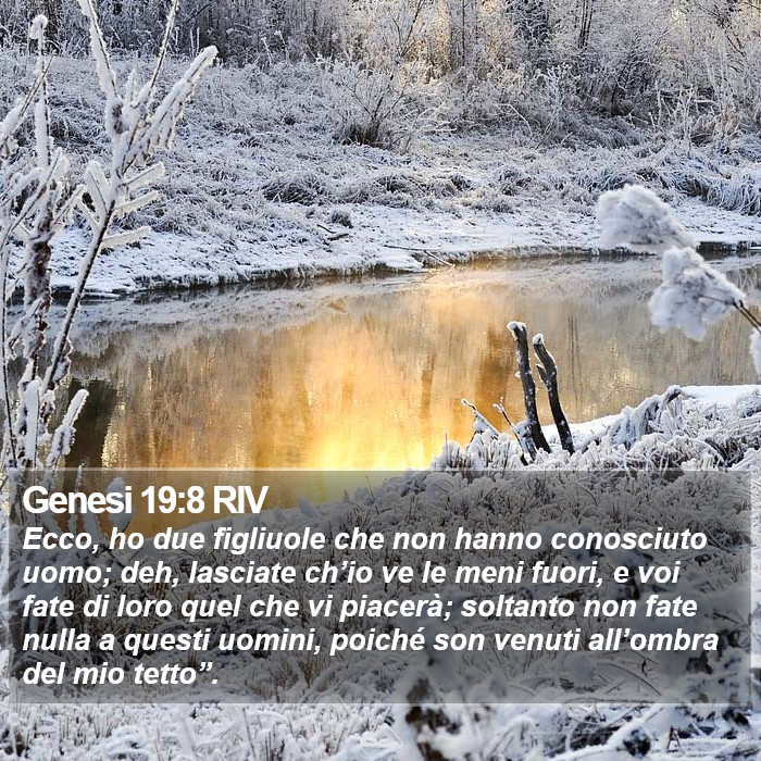 Genesi 19:8 RIV Bible Study