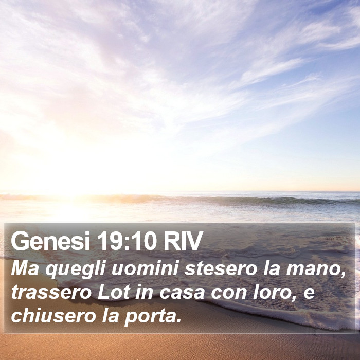 Genesi 19:10 RIV Bible Study