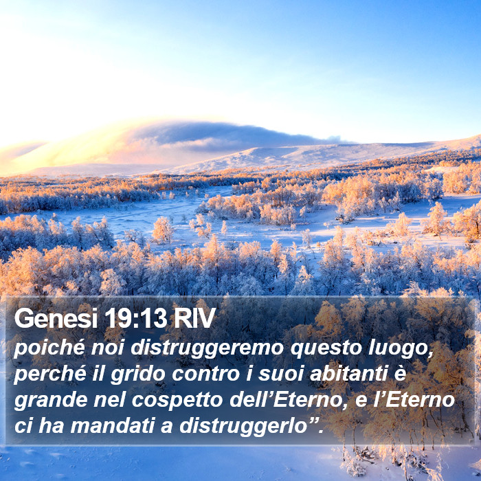 Genesi 19:13 RIV Bible Study