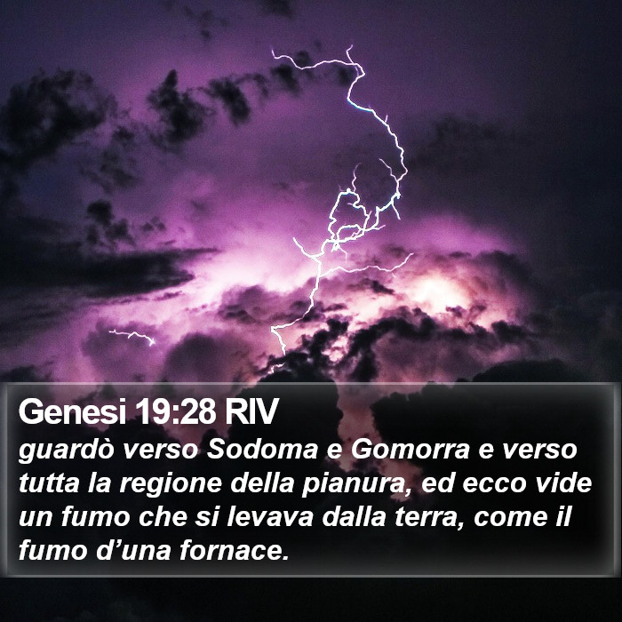 Genesi 19:28 RIV Bible Study