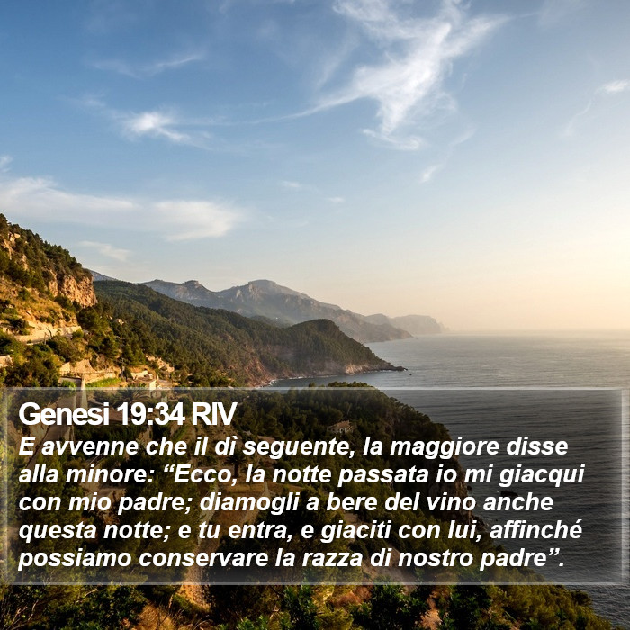 Genesi 19:34 RIV Bible Study