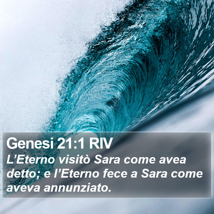 Genesi 21:1 RIV Bible Study