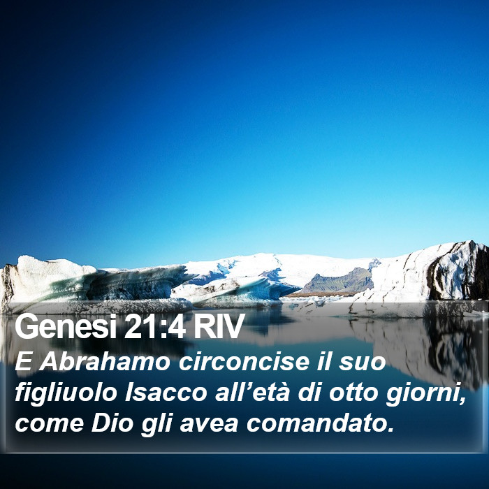 Genesi 21:4 RIV Bible Study