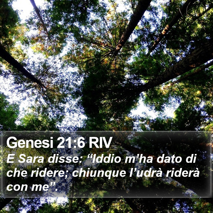 Genesi 21:6 RIV Bible Study