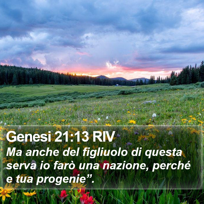 Genesi 21:13 RIV Bible Study