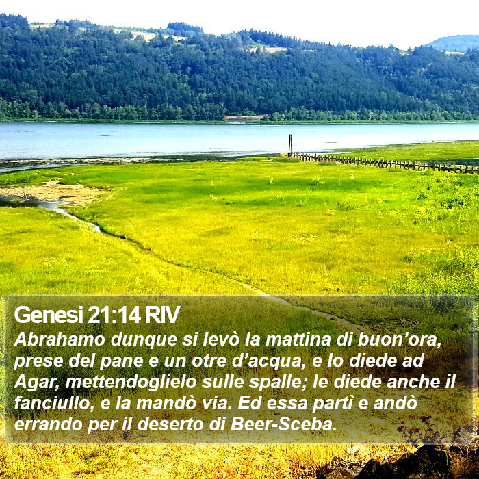 Genesi 21:14 RIV Bible Study