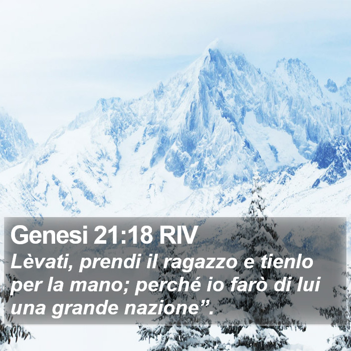 Genesi 21:18 RIV Bible Study