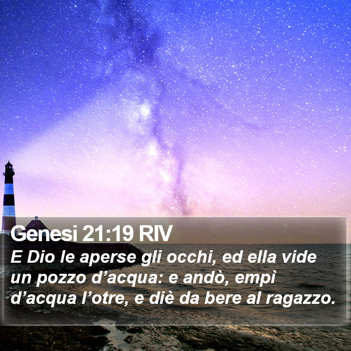 Genesi 21:19 RIV Bible Study