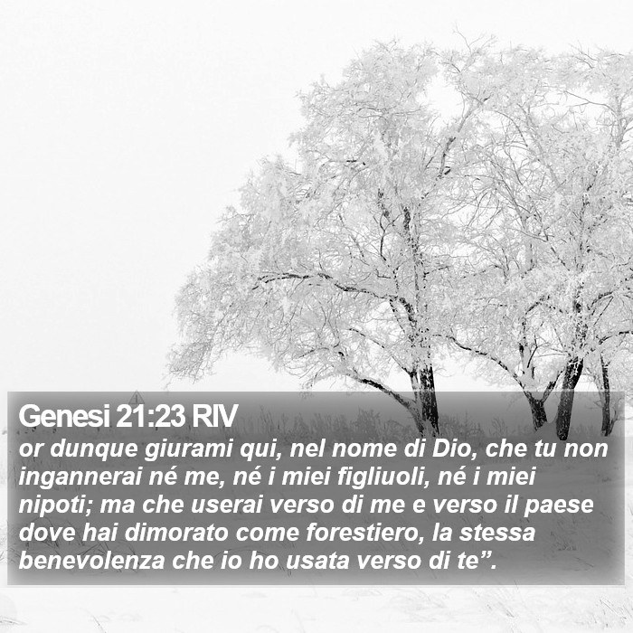 Genesi 21:23 RIV Bible Study