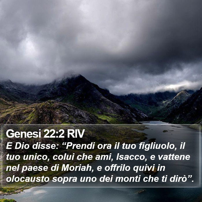 Genesi 22:2 RIV Bible Study