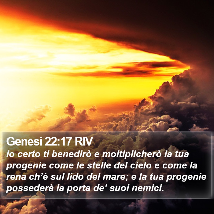 Genesi 22:17 RIV Bible Study