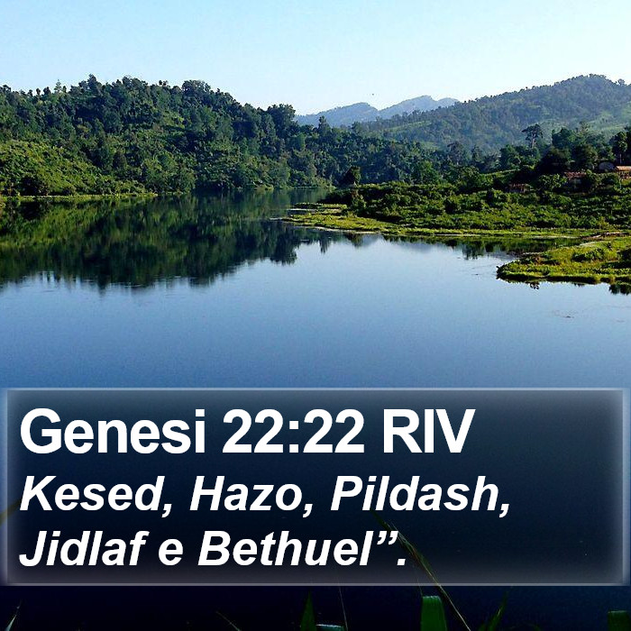 Genesi 22:22 RIV Bible Study