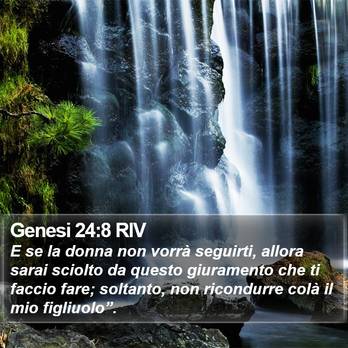 Genesi 24:8 RIV Bible Study