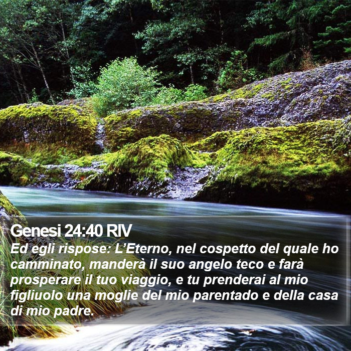 Genesi 24:40 RIV Bible Study