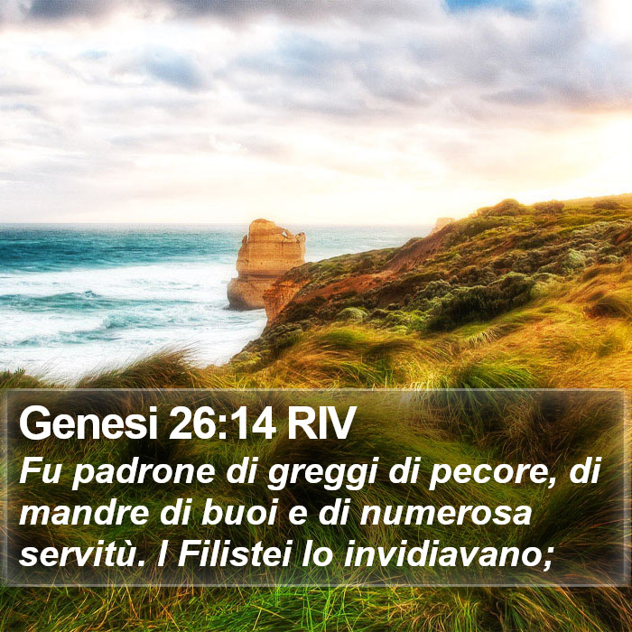 Genesi 26:14 RIV Bible Study