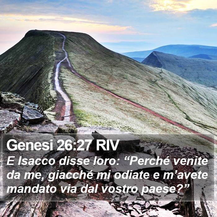 Genesi 26:27 RIV Bible Study