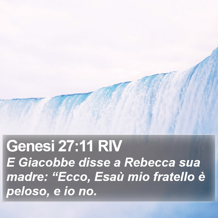 Genesi 27:11 RIV Bible Study
