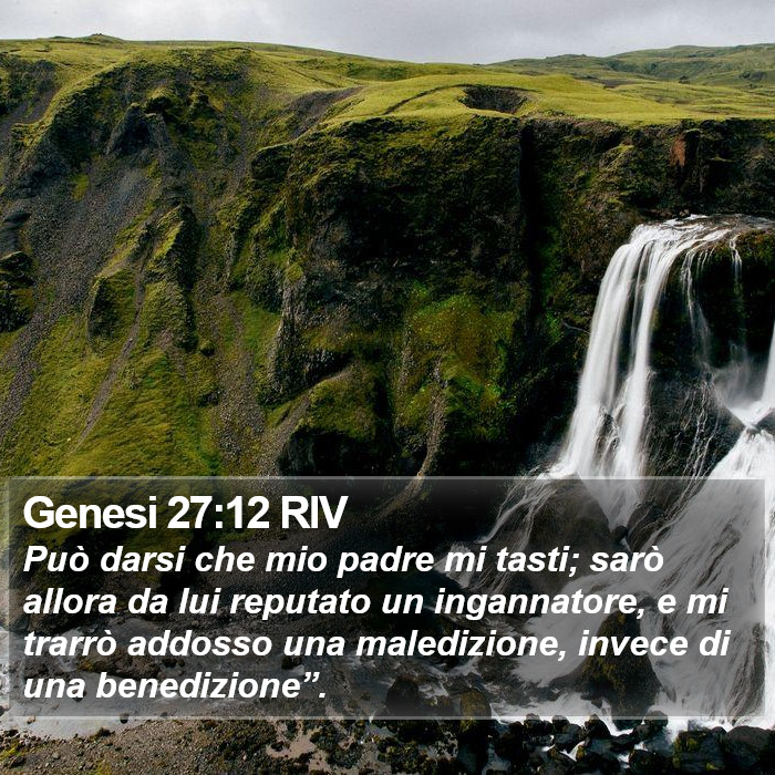 Genesi 27:12 RIV Bible Study