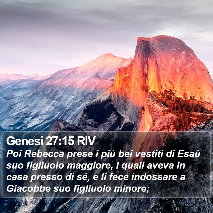 Genesi 27:15 RIV Bible Study