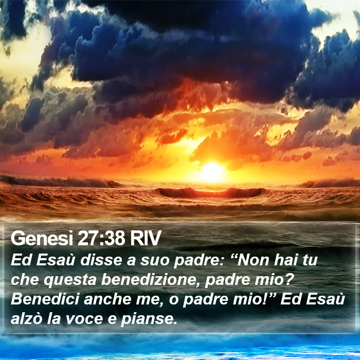 Genesi 27:38 RIV Bible Study