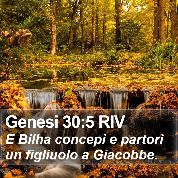 Genesi 30:5 RIV Bible Study