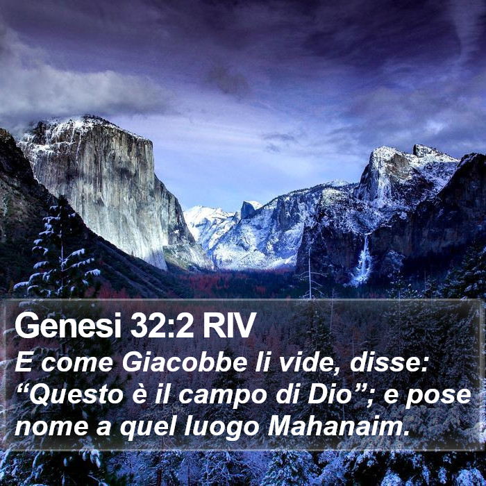 Genesi 32:2 RIV Bible Study