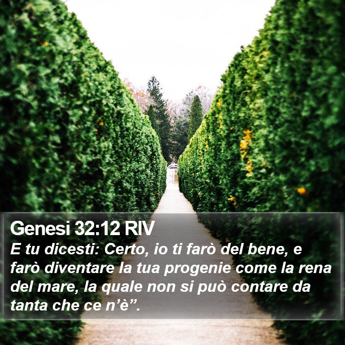 Genesi 32:12 RIV Bible Study