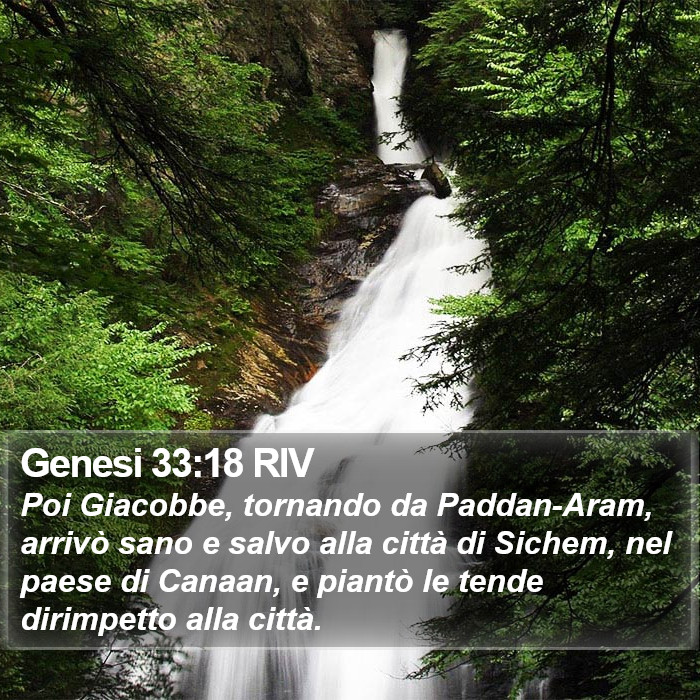 Genesi 33:18 RIV Bible Study