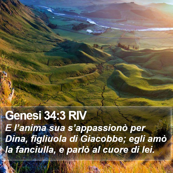 Genesi 34:3 RIV Bible Study