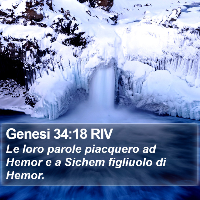 Genesi 34:18 RIV Bible Study