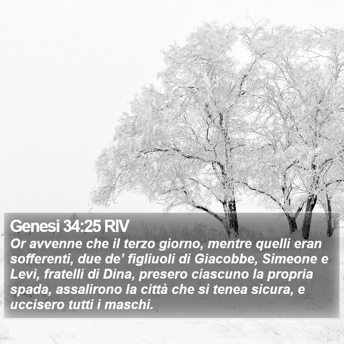 Genesi 34:25 RIV Bible Study