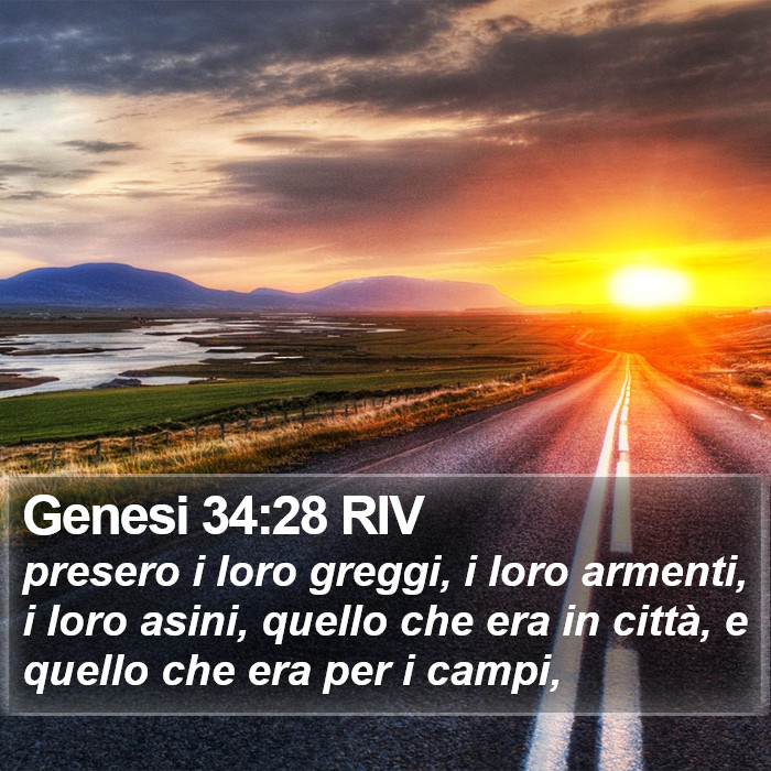 Genesi 34:28 RIV Bible Study