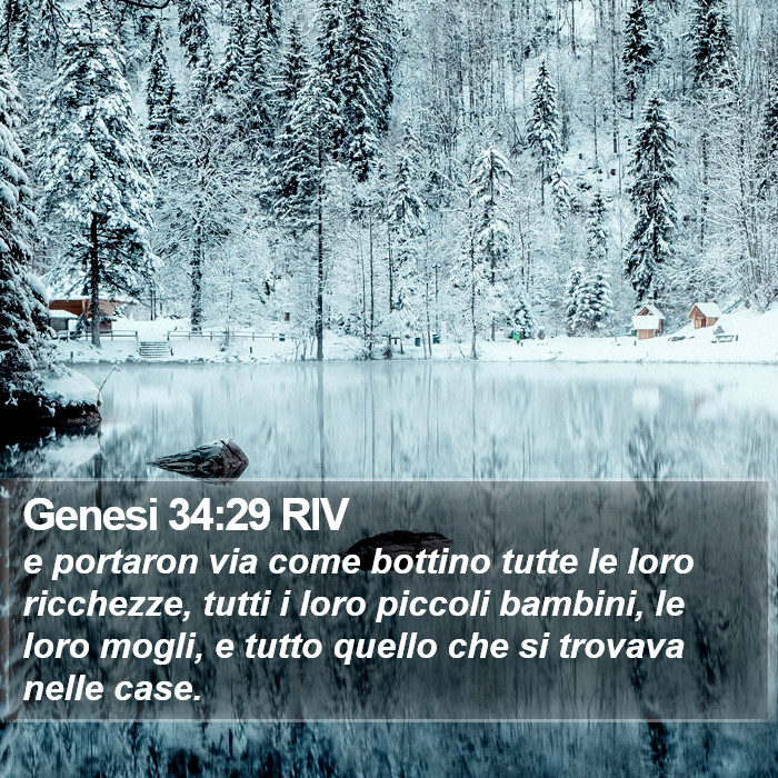 Genesi 34:29 RIV Bible Study