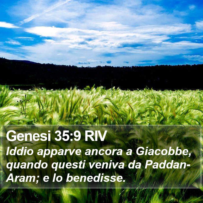 Genesi 35:9 RIV Bible Study