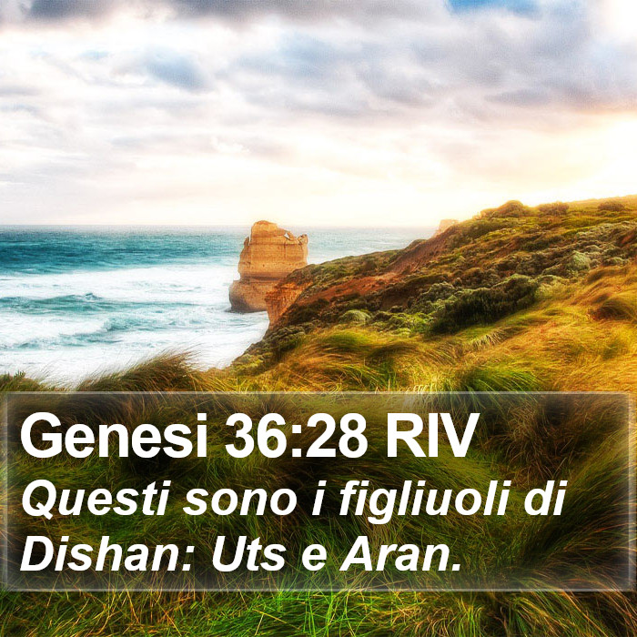 Genesi 36:28 RIV Bible Study