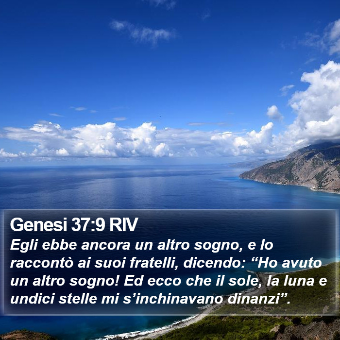 Genesi 37:9 RIV Bible Study