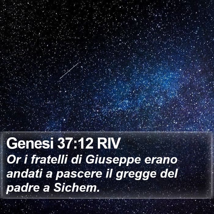 Genesi 37:12 RIV Bible Study