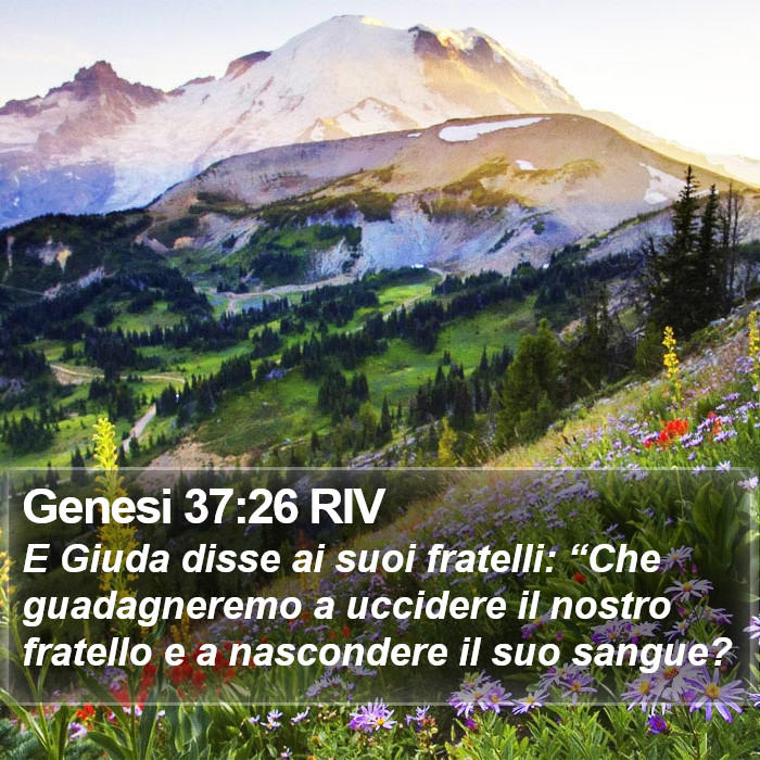Genesi 37:26 RIV Bible Study