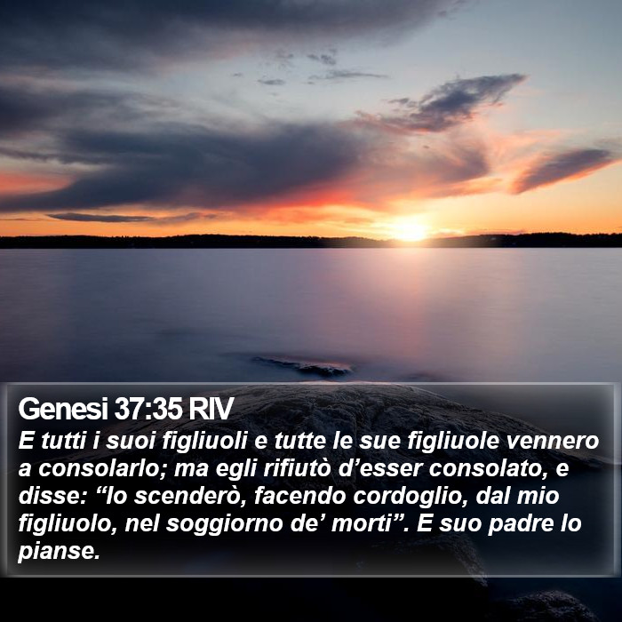 Genesi 37:35 RIV Bible Study