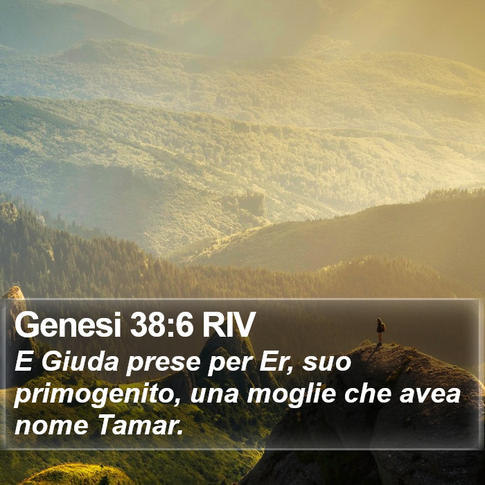 Genesi 38:6 RIV Bible Study