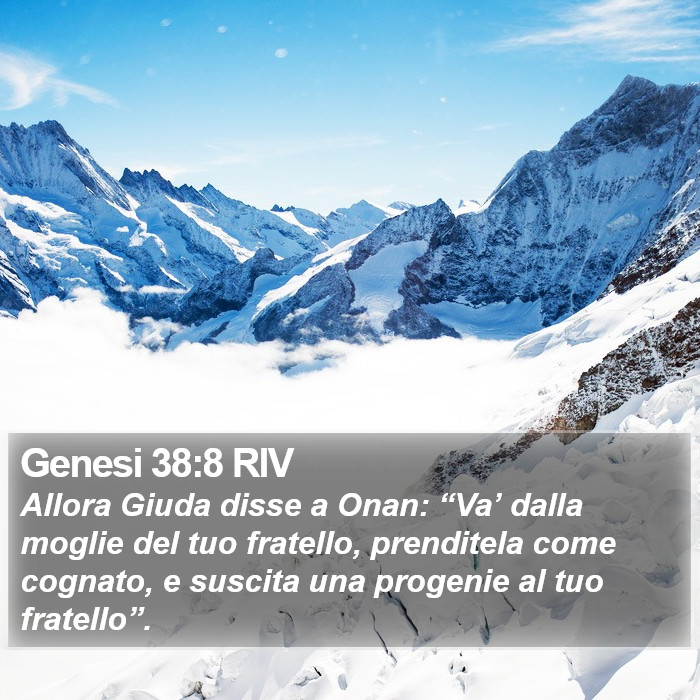 Genesi 38:8 RIV Bible Study