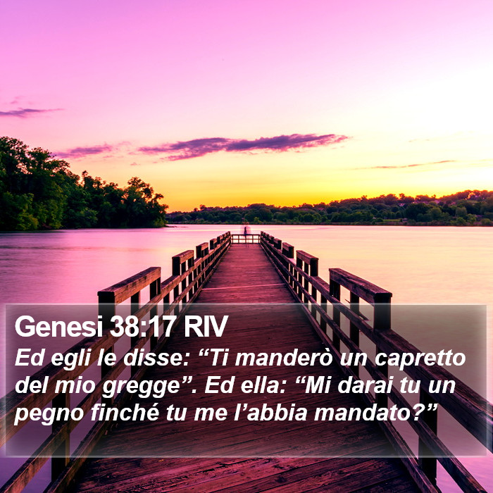 Genesi 38:17 RIV Bible Study