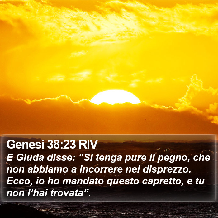 Genesi 38:23 RIV Bible Study