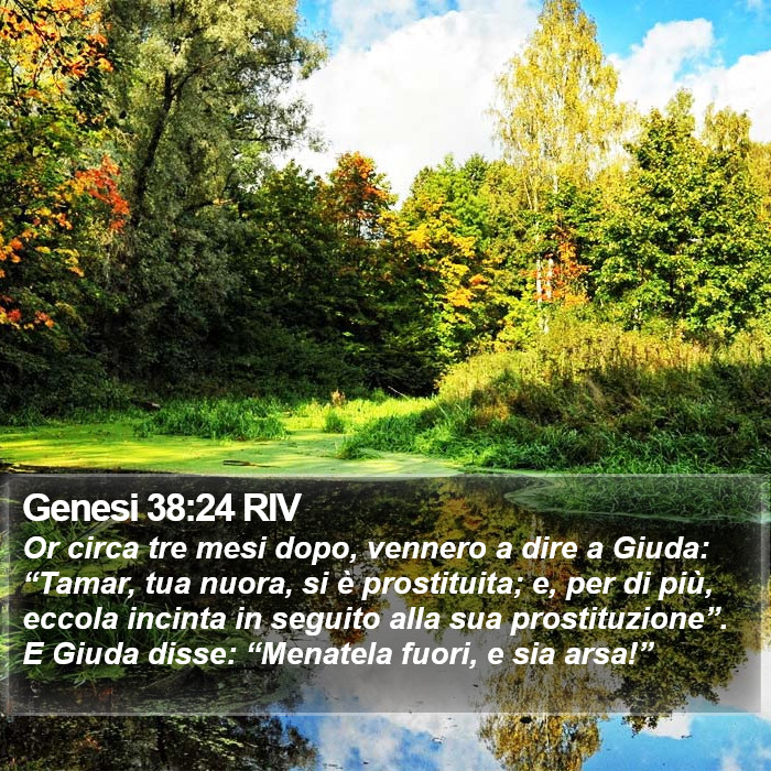 Genesi 38:24 RIV Bible Study