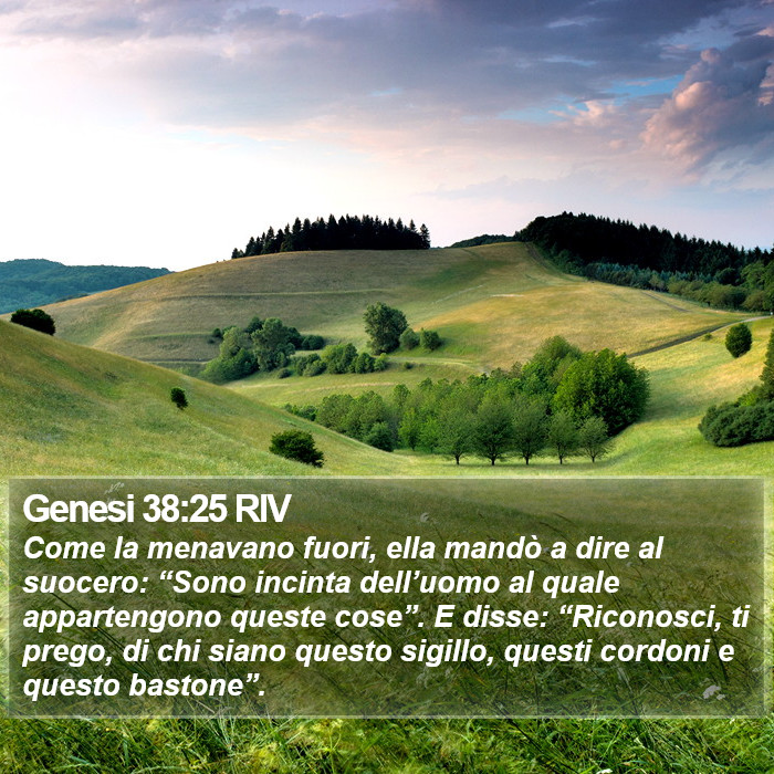 Genesi 38:25 RIV Bible Study